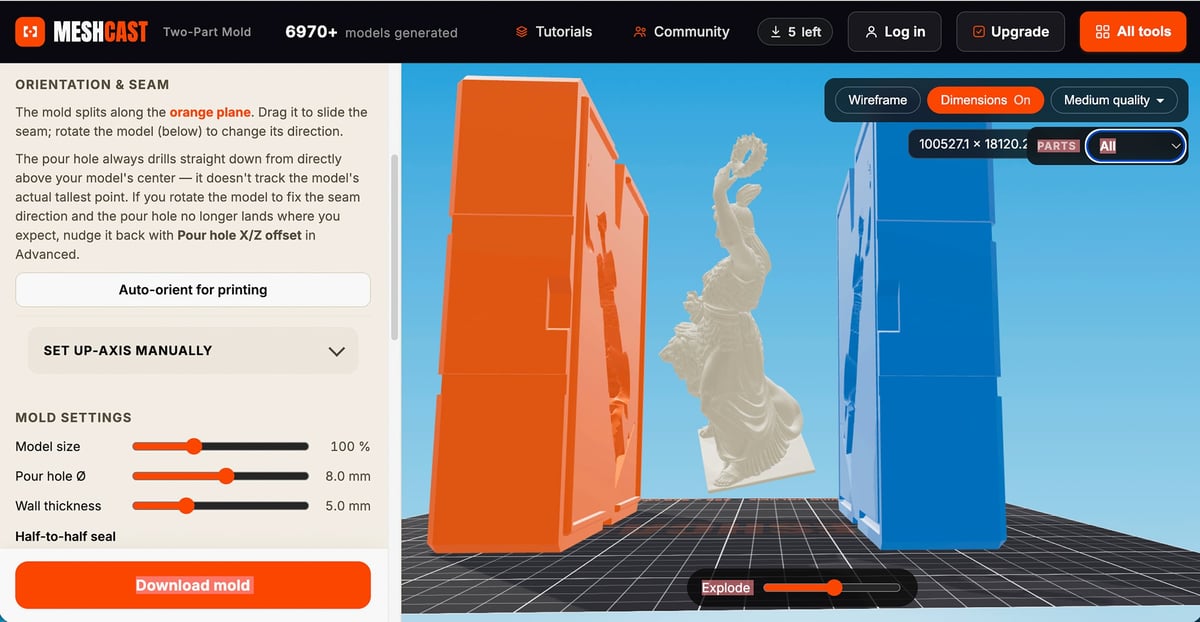 Meshcast Turns Complex STLs Into Printable Soap and Candle Molds