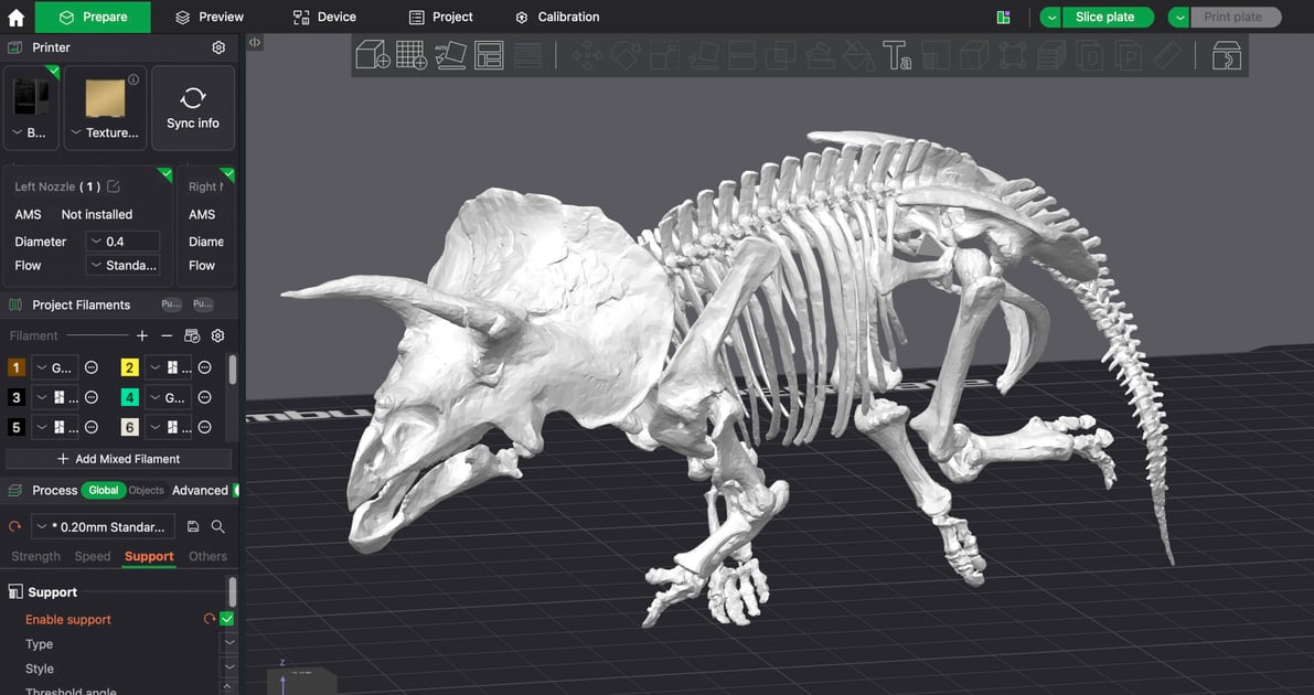 Smithsonian Releases Updated 3D Scan of Triceratops for Makers and Educators