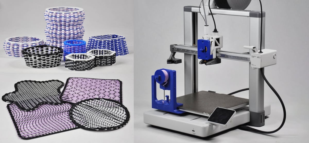This DIY Bambu Lab A1 Mod Turns Your 3D Printer Into a Wannabe Knitting Machine