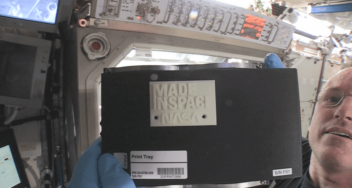 Featured image of This is the first 3D printed piece from the ISS