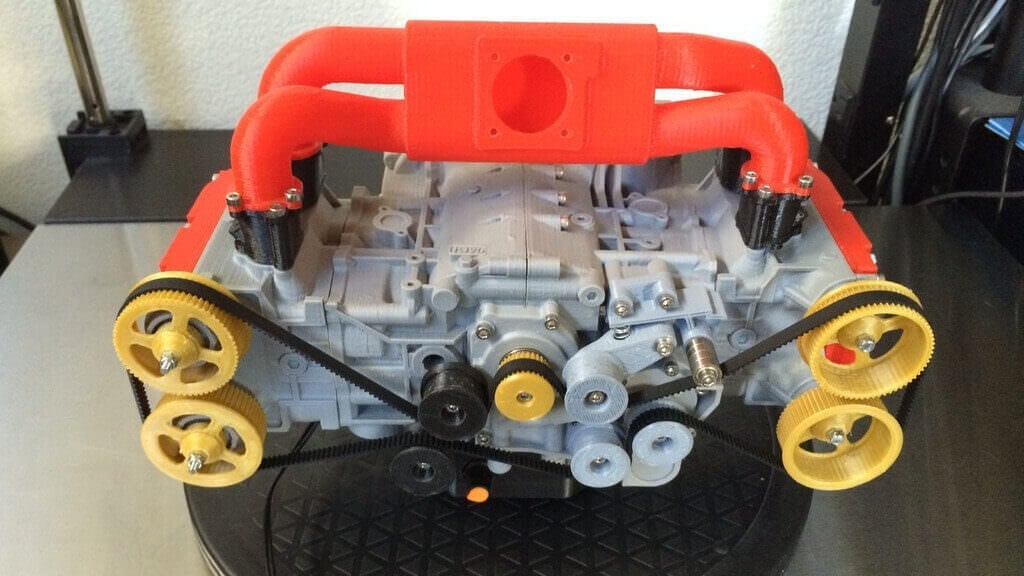 Featured image of 3D Printed Subaru Engine is Fully Functional