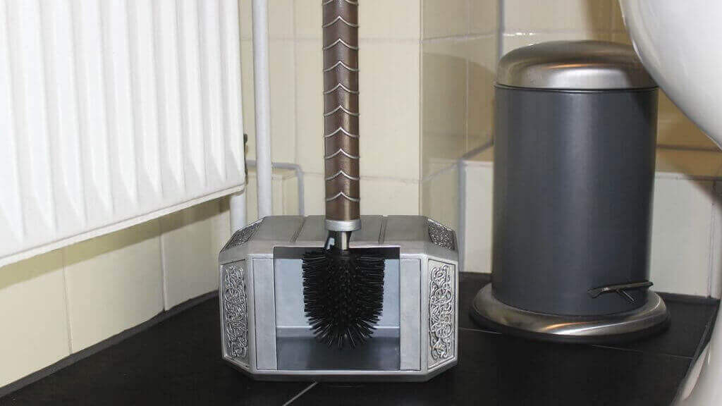 Featured image of Is Your Bathroom Worthy of Thor’s Hammer Toilet Brush?