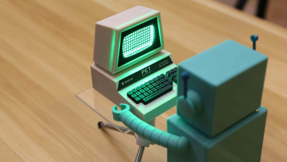 Featured image of 3D Print a Mini Commodore PET with A Working LED Screen