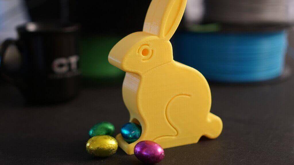 Featured image of [Project] 3D Print a Chocolate Easter Egg Dispenser Bunny