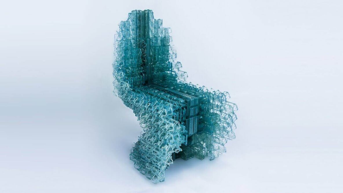 Featured image of This Chair Was 3D Printed In One Continuous Line