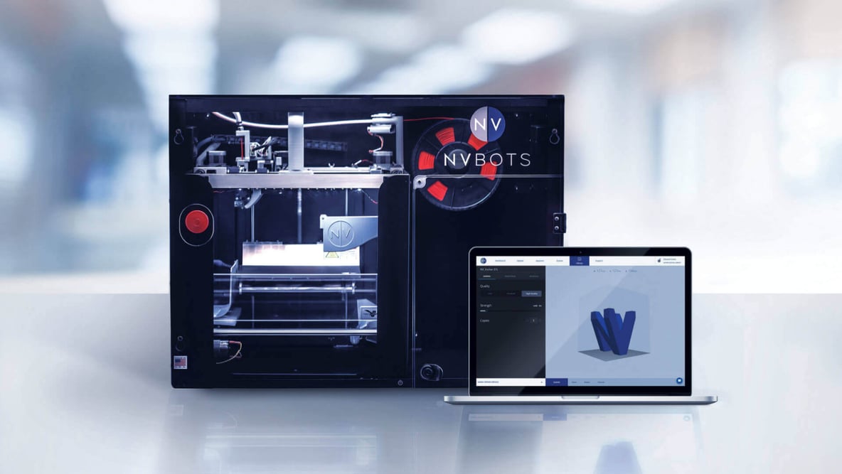 Featured image of NVBots 3D Printer has Project Queuing and Auto Part Removal
