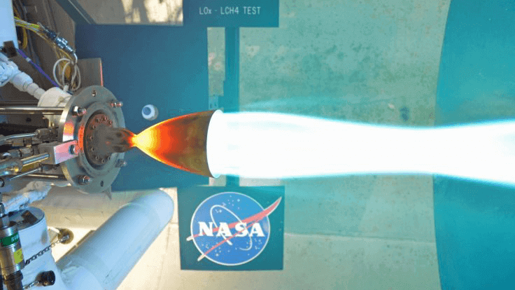 Featured image of NASA Engineers Test-Fires 3D Printed Rocket Engine Part