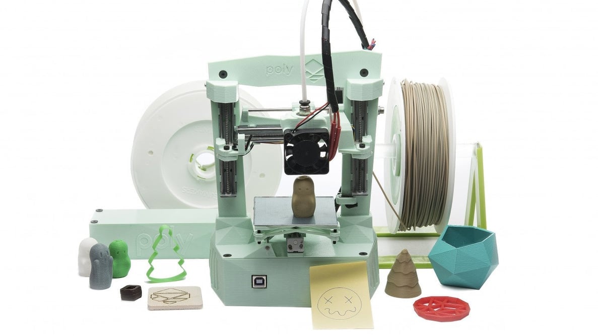 Featured image of Poly Is A Battery-Powered, Biodegradable, Up-Cycled 3D Printer