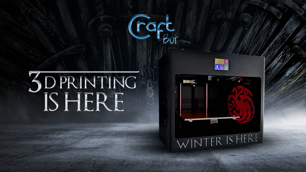 Featured image of CraftBot Brings Game of Thrones Figures to Life With 3D Printing