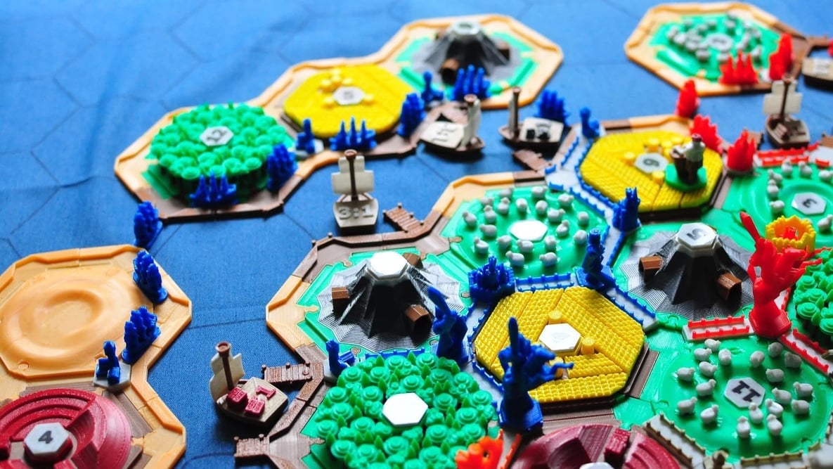 Featured image of Settlers of Catan 3D Print/STL Files: 35 Best 3D Models