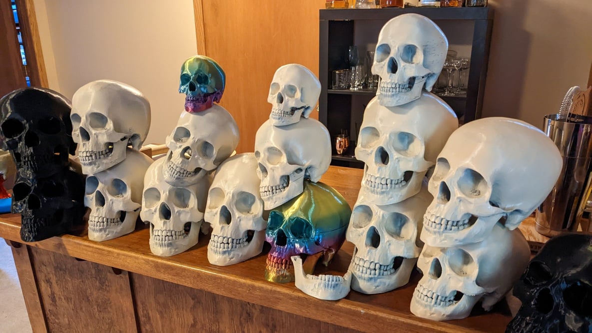 Featured image of The 25 Best 3D Printed Skulls & Skull-Themed Models