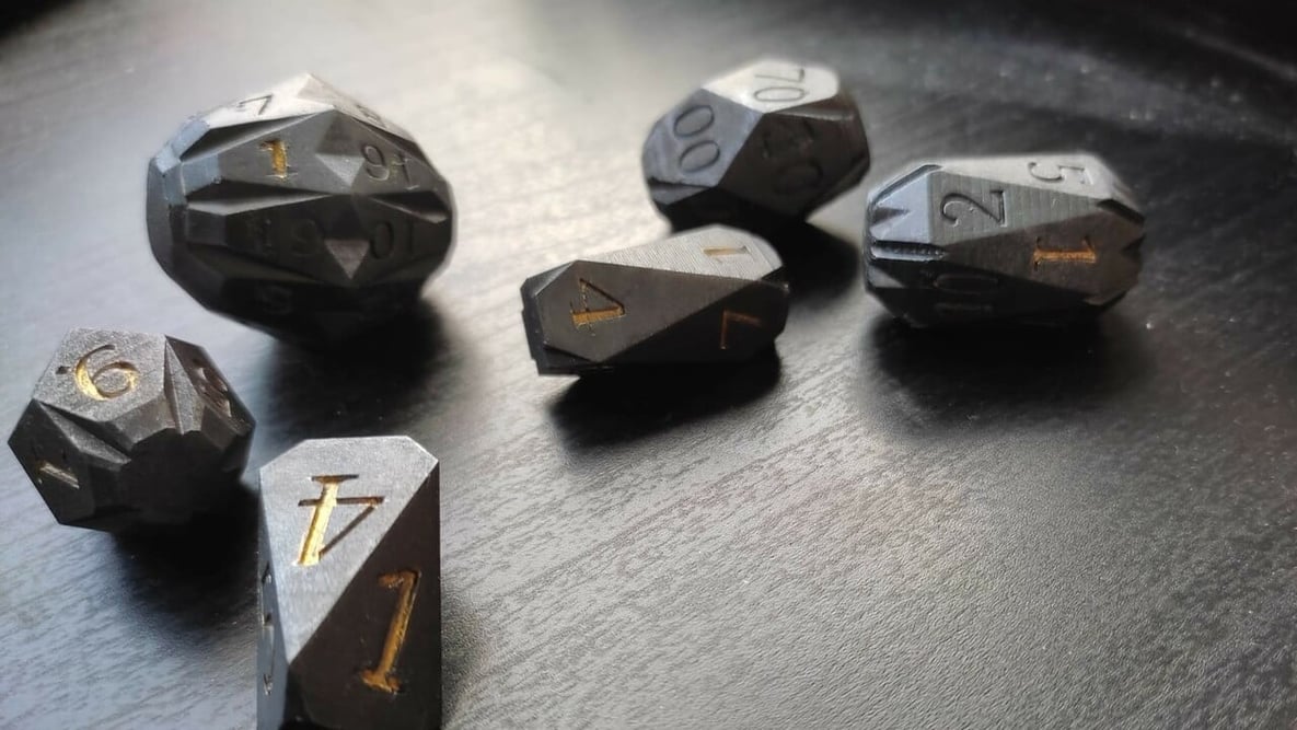 Featured image of 15 Amazing 3D Printed Dice for Board Gamers