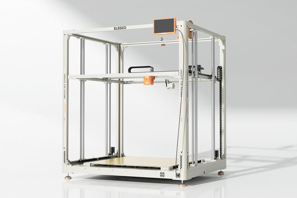 Featured image of Elegoo Launches Kickstarter Campaign for Large-Scale OrangeStorm Giga 3D Printer (Ad)