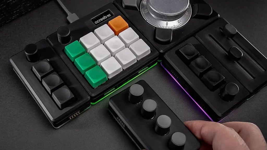 Featured image of This Macro Keyboard is Modular, and You Can Build It Yourself