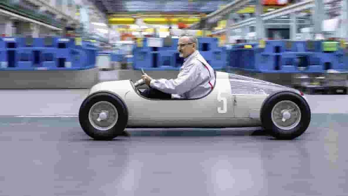 Featured image of Audi 3D Prints a Scale Replica of a 1936 Grand Prix Race Car