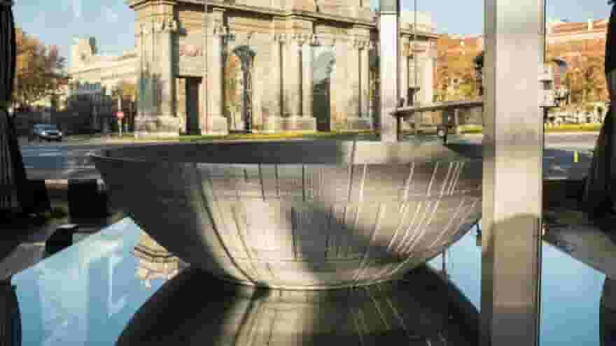 Featured image of Massive 3D Printed Death Star in Madrid to Promote Rogue One