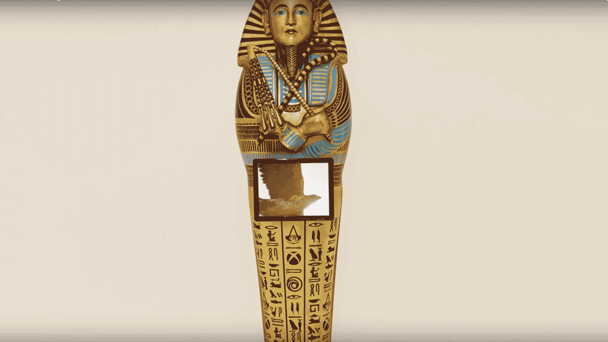 Featured image of Ubisoft Creates 3D Printed Replica of Tutankhamun’s Sarcophagus for “Assassin’s Creed: Origins”