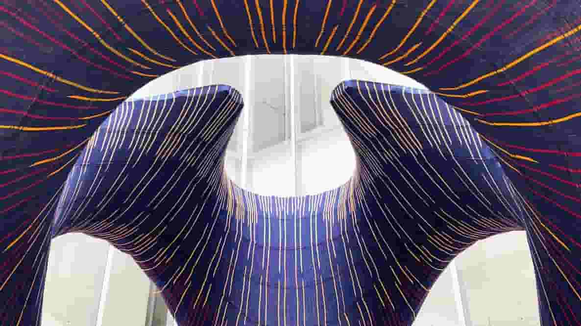 Featured image of Zaha Hadid Architects and ETH Zurich Create Concrete Pavilion with 3D-Knitted Formwork