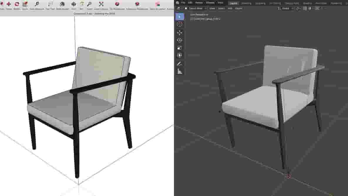 Featured image of SketchUp to Blender: How to Import SKP Files in Blender