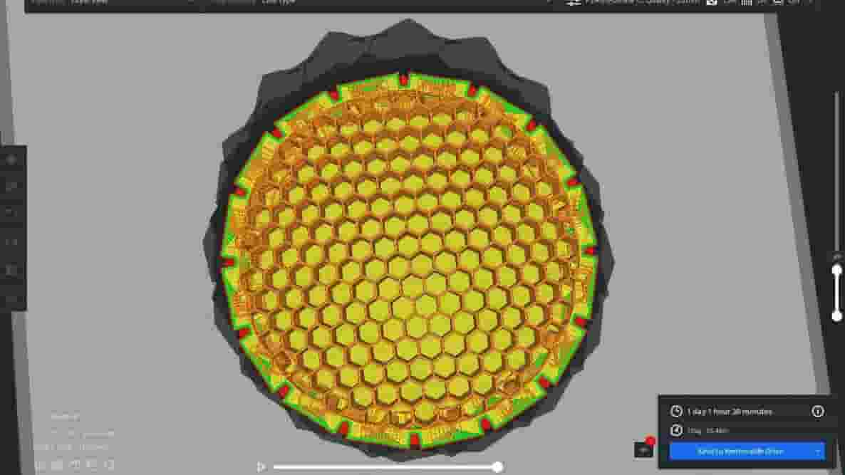 Featured image of Cura: Honeycomb Infill – How to Get It