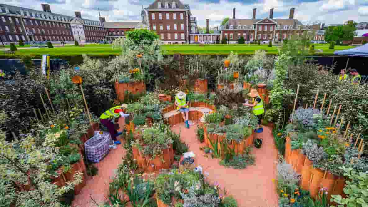 Featured image of 3D Printed Terracotta Bricks Steal the Spotlight at Chelsea Flower Show