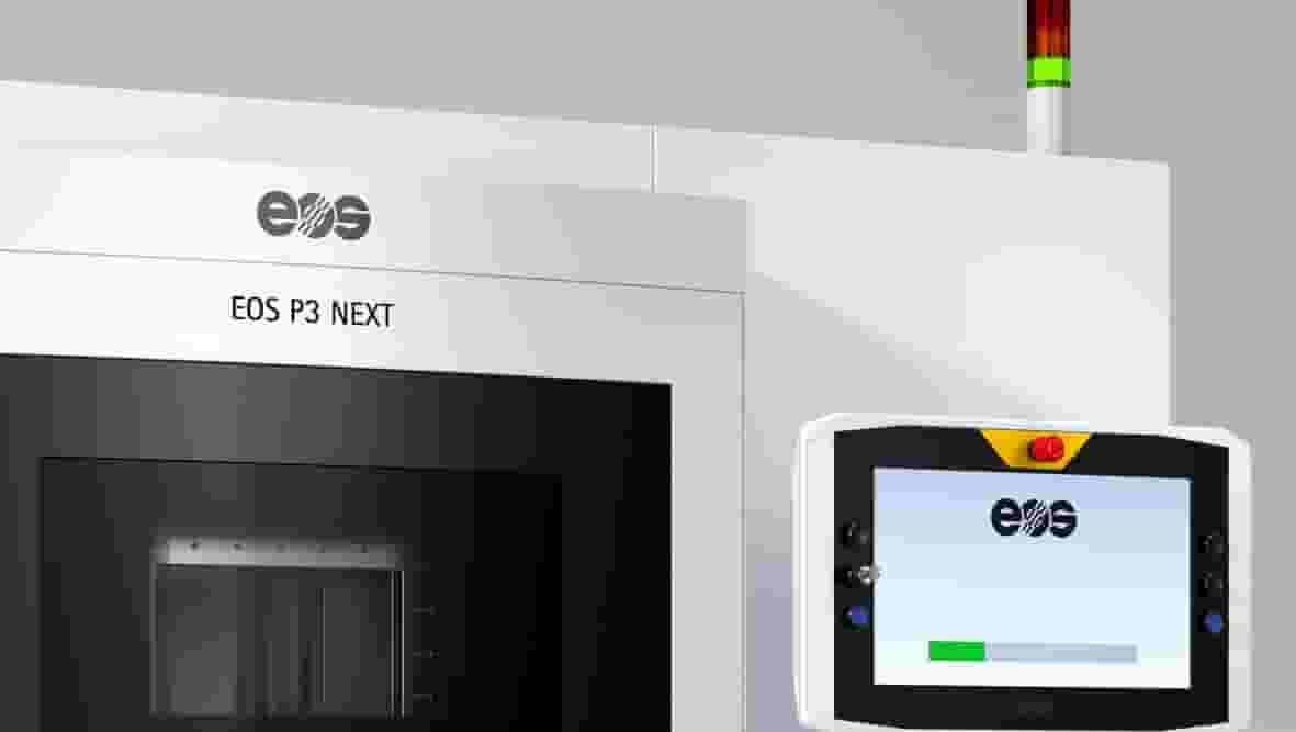 Featured image of EOS’ New P3 Next SLS 3D Printer Has 50% More Throughput