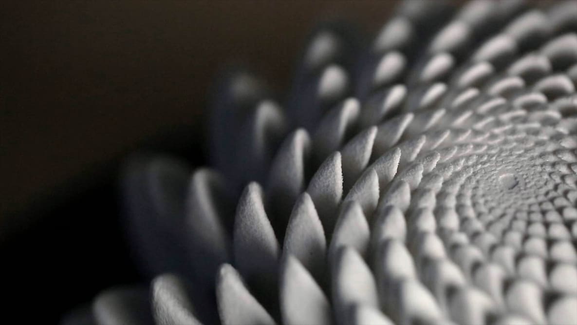 Featured image of Blooms: 3D Printed Sculptures that Animate Under Strobe Light