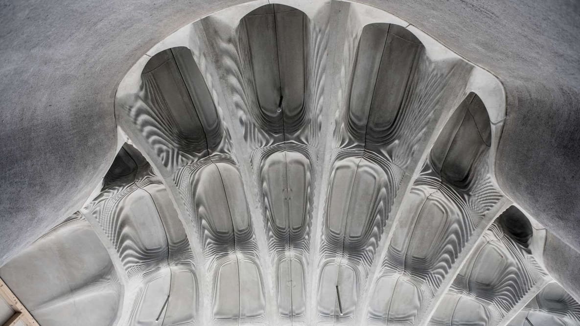 Featured image of ETH Zurich Uses 3D Sand Printed Formwork to Build Concrete Smart Slab
