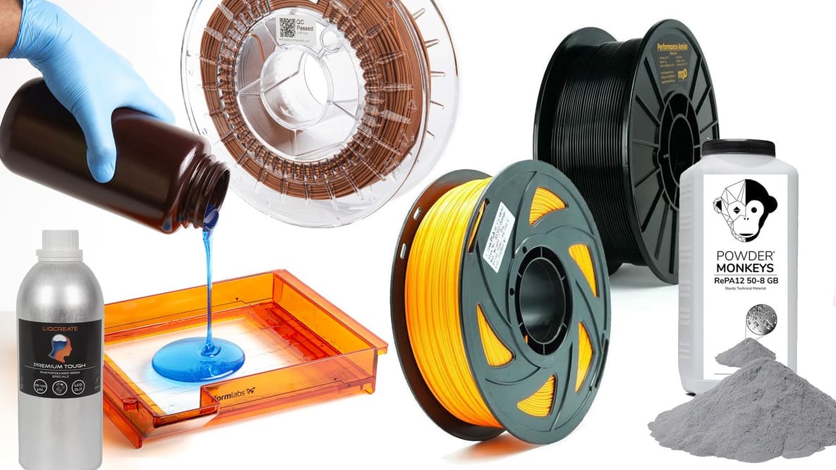 Featured image of The Ultimate Beginner-to-Pro Guide to 3D Printing Materials: 2025 Edition