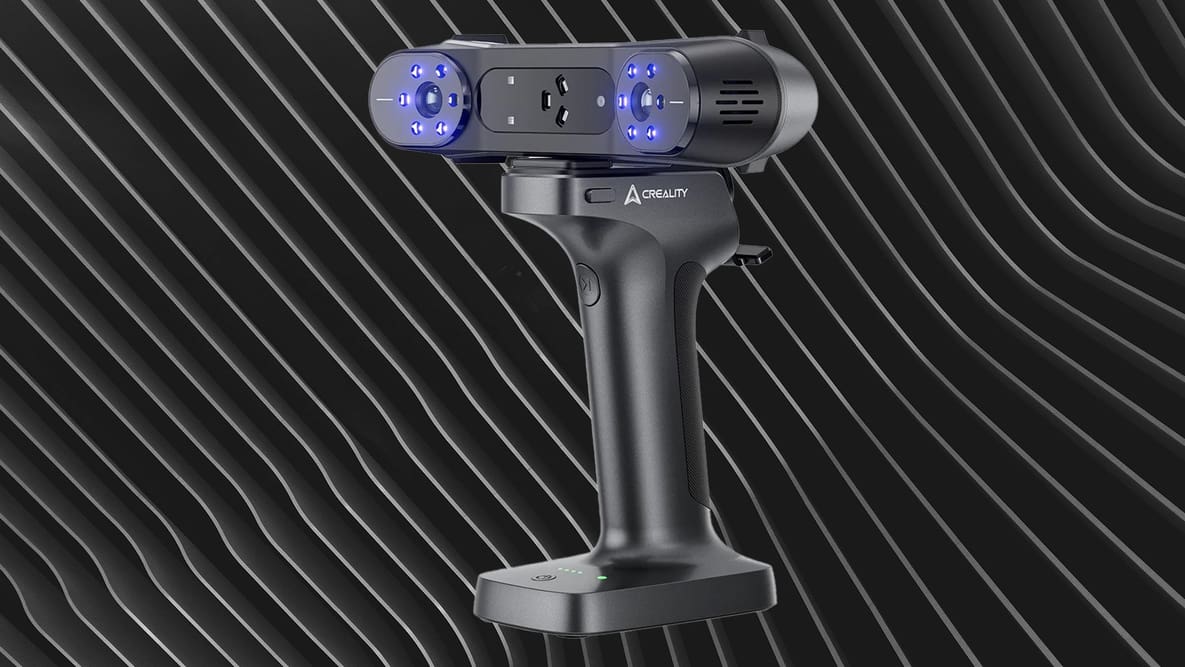 Image de l'en-tête de Creality lance son nouveau scanner 3D RaptorX à laser bleu