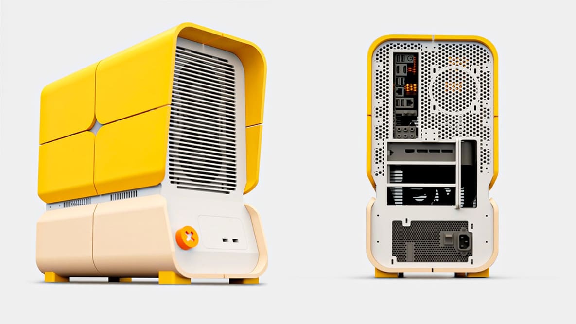 Featured image of Need a Custom Case for Your PC Build? Meet the Playful 3D Printed MK01