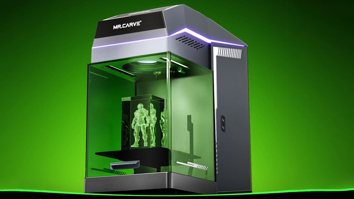 Featured image of Etch 3D Designs Inside Crystal with this Kickstarter Hit that Carves & Engraves, Too
