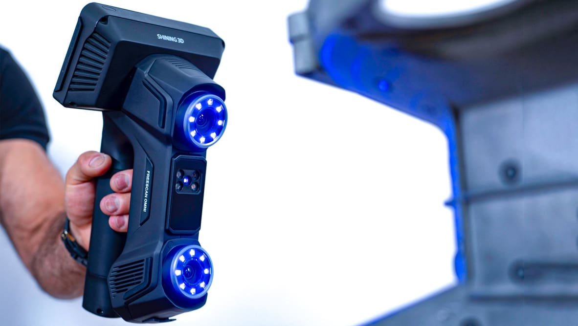 Featured image of No More Laptops: Shining 3D’s New FreeScan Omni Processes Everything In-Scanner