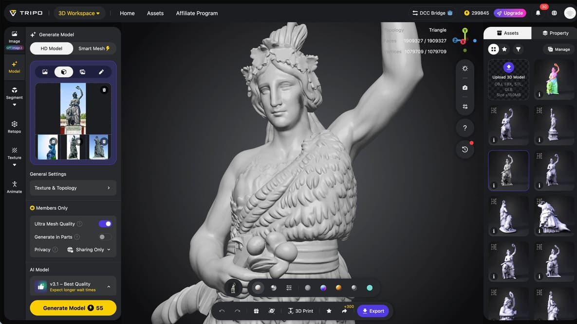 Featured image of AI Image to Print-Ready 3MF: We Found Tripo Beats Meshy & Hitem3D for Accuracy
