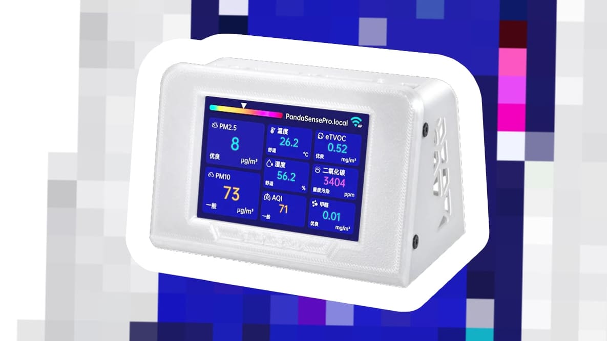 Imagem de destaque Panda Sense Pro: o novo monitor de qualidade do ar da Biqu para Bambu Lab e Klipper