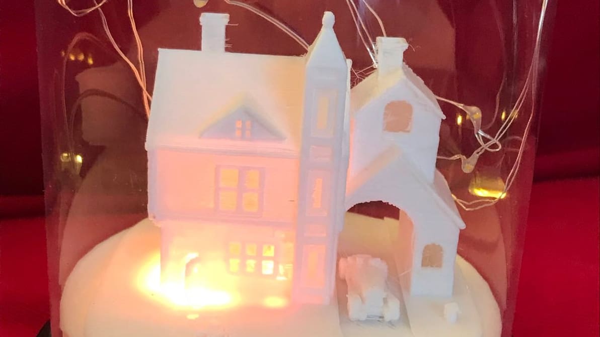 Featured image of Build and 3D Print a Twitter-Enabled Christmas Snow Globe