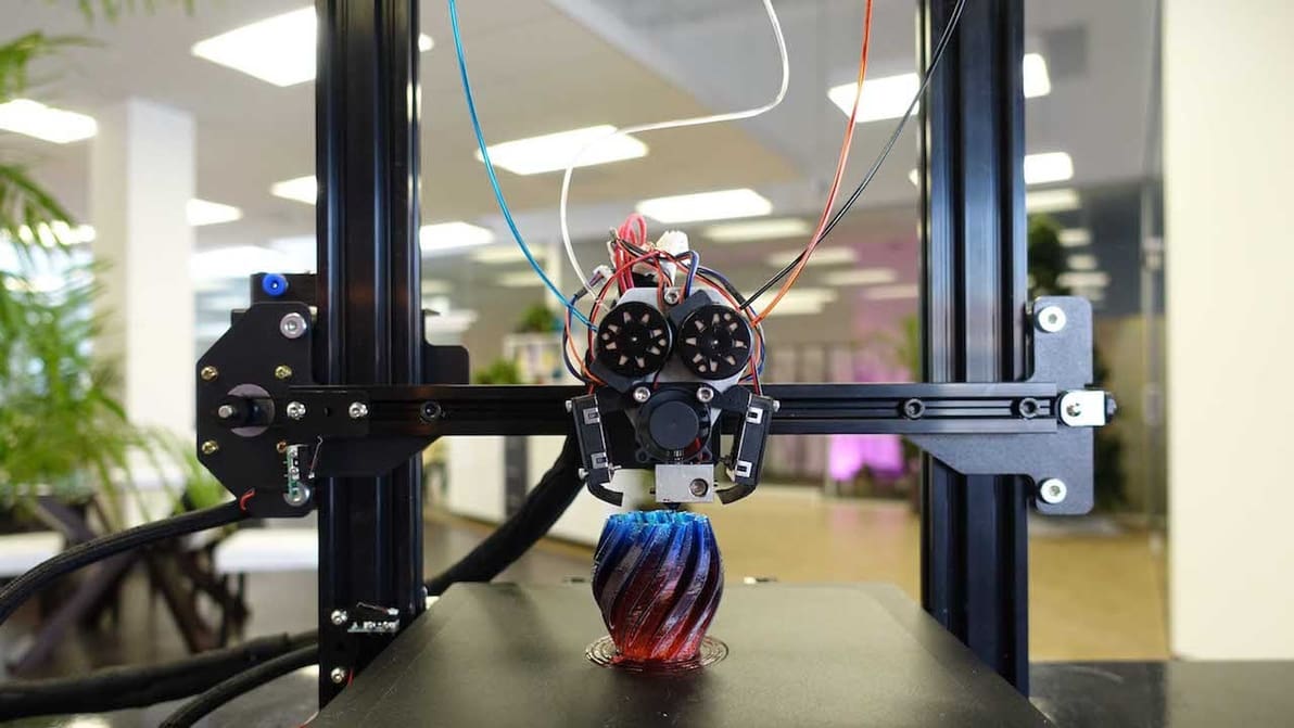 Featured image of M3D Launches Full-Color Palette 3D Printer “Crane Quad”