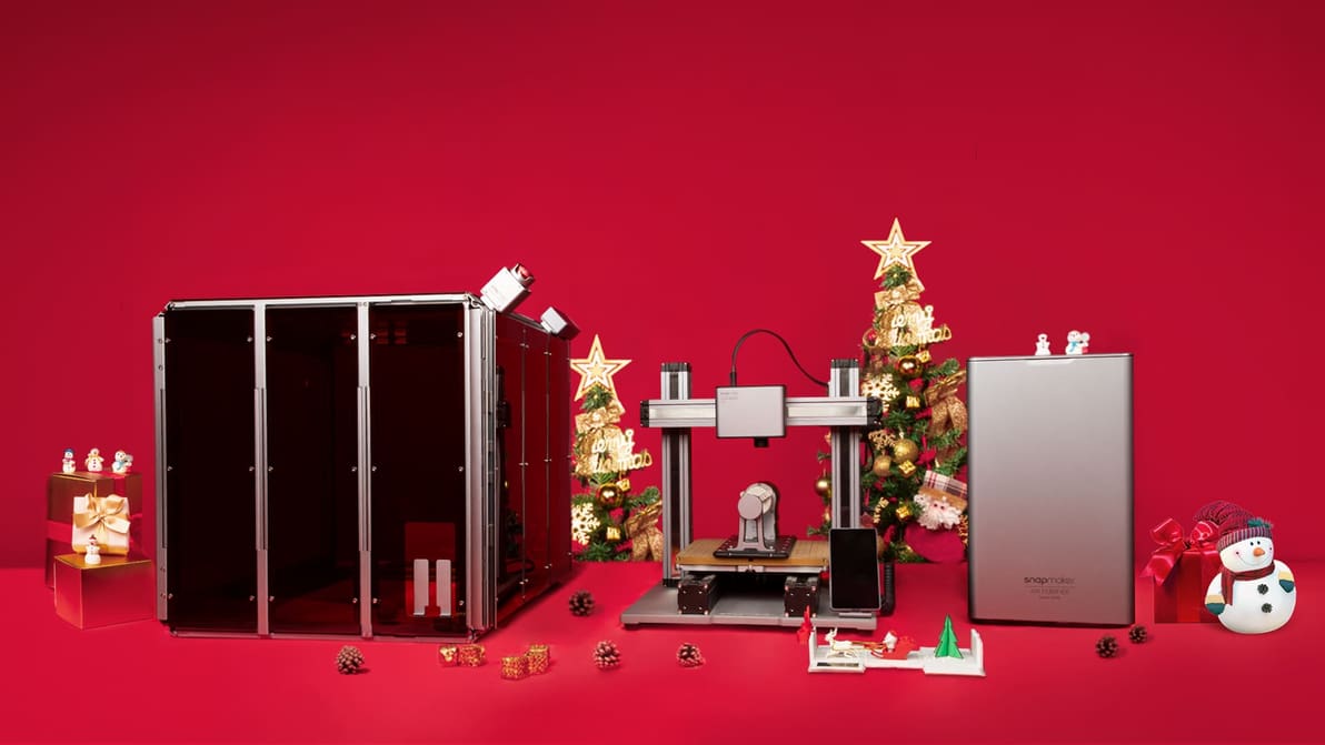 Featured image of Snapmaker Announces Christmas Sale and Social Media Event (Ad)