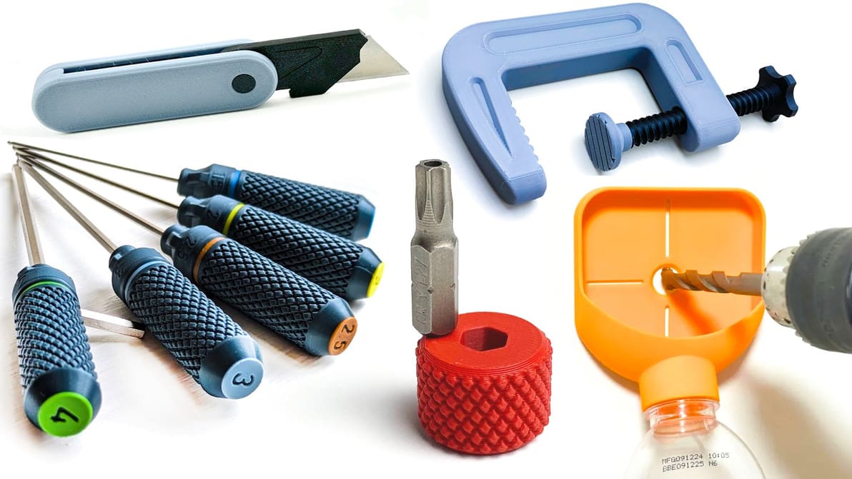 Featured image of Fix Anything Around the House With These 25 3D Printed Tools