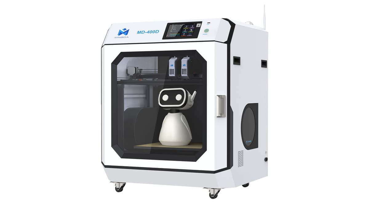 Featured image of With IDEX and High-Speed Printing, MD-400D 3D Printer Aims to Top the 3D Printing Market (Ad)