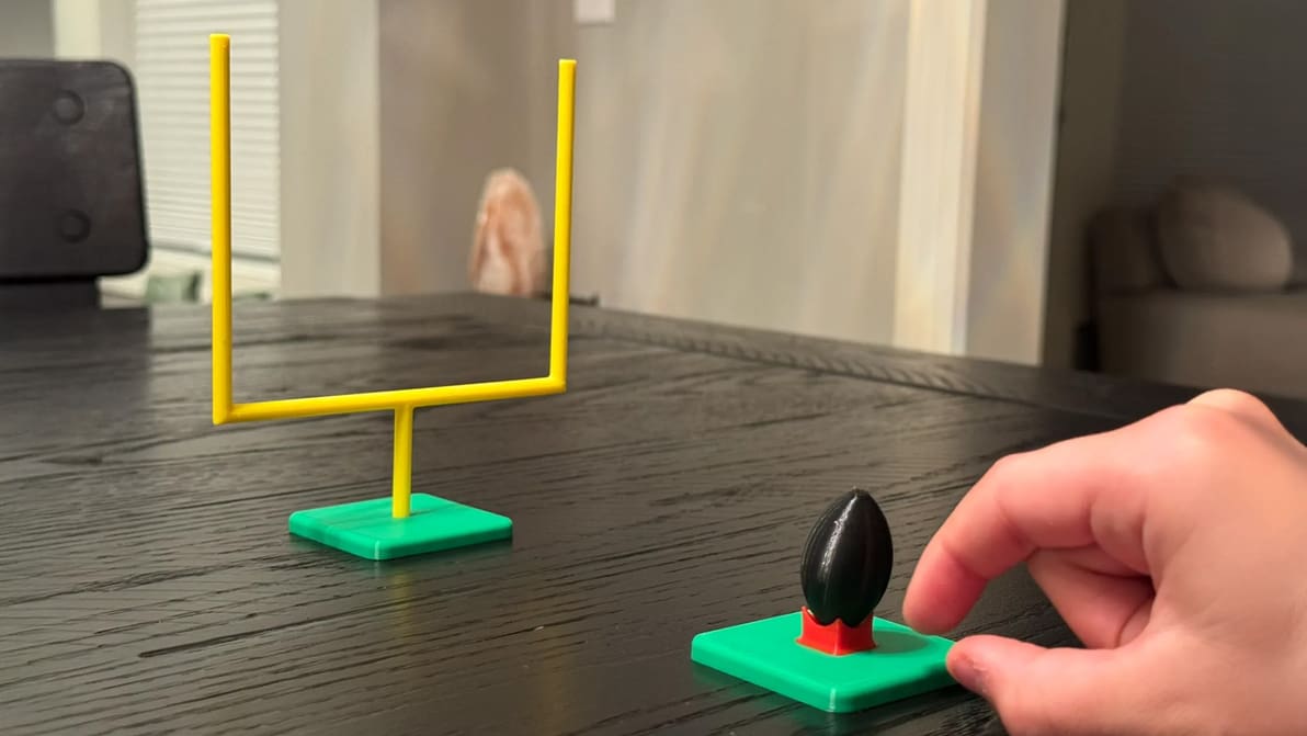 Featured image of All3DP Unwrapped 2024: Table Top Football Field Goal