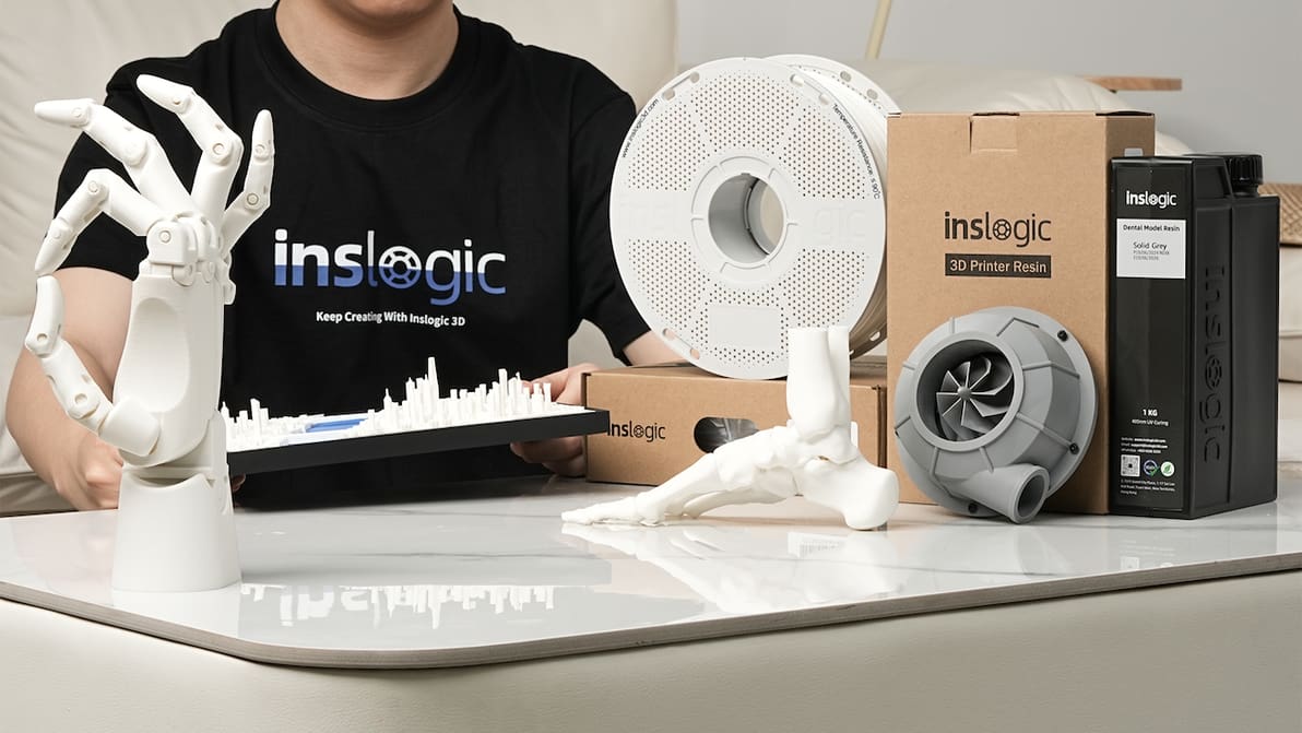 Featured image of Keep Creating with Inslogic: New Functional Materials for Pro 3D Printing (Ad)