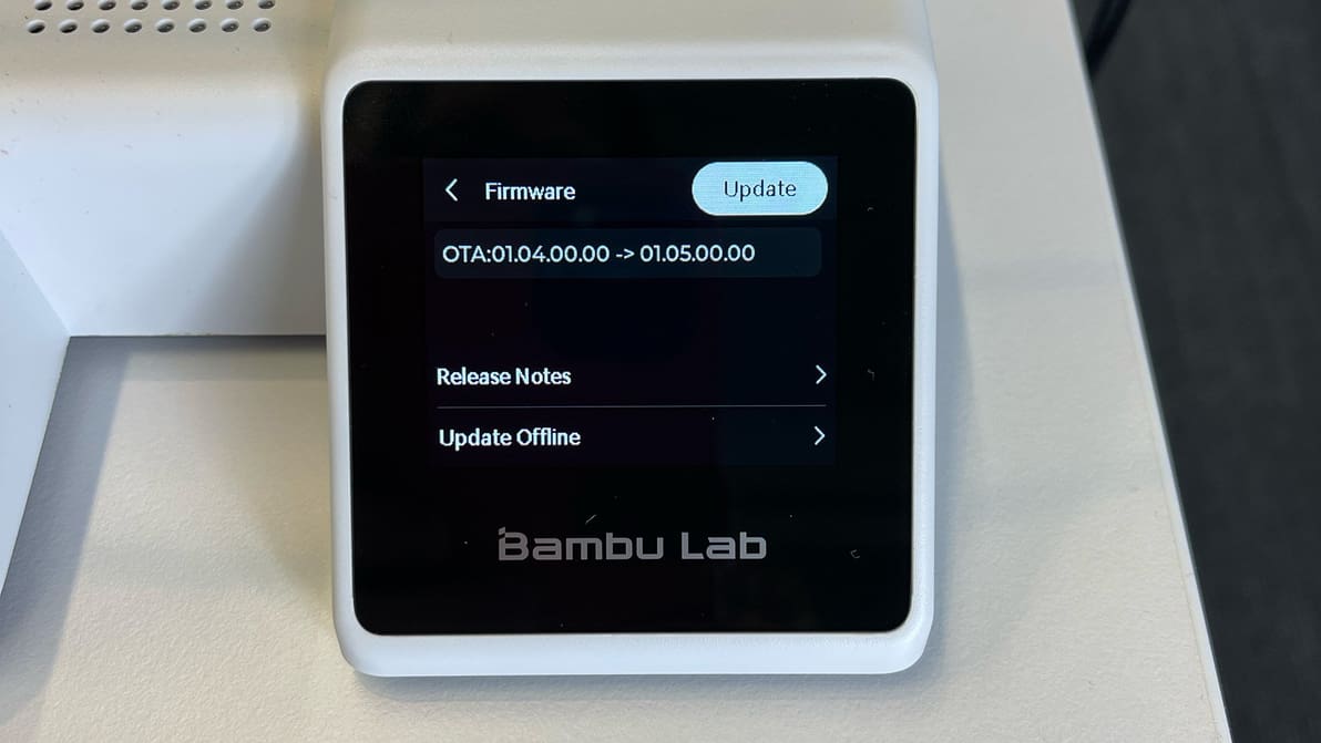 Imagem de destaque “Controle de autorização” da Bambu Lab chega às impressoras 3D econômicas