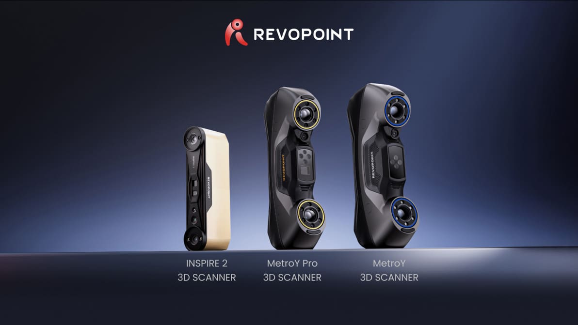 Featured image of INSPIRE 2, MetroY & MetroY Pro Herald Next Generation of Revopoint 3D Scanners
