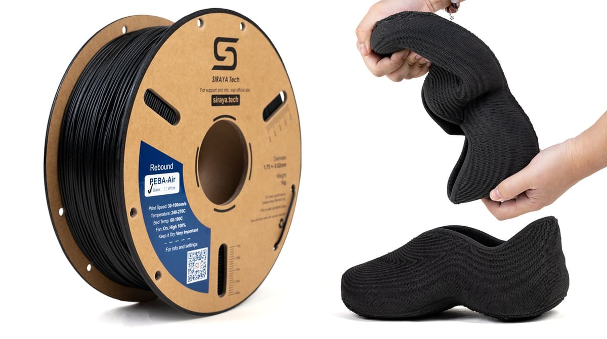 Imagem de destaque Rebound PEBA Air à base de nylon: imprima peças mais leves, fortes e elásticas