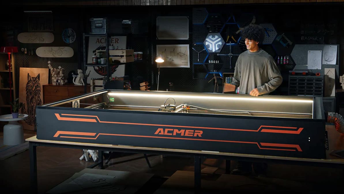 Featured image of The Acmer X1 Is a 3-in-1 Laser/CNC Machine Getting Big on Kickstarter – Here’s Why