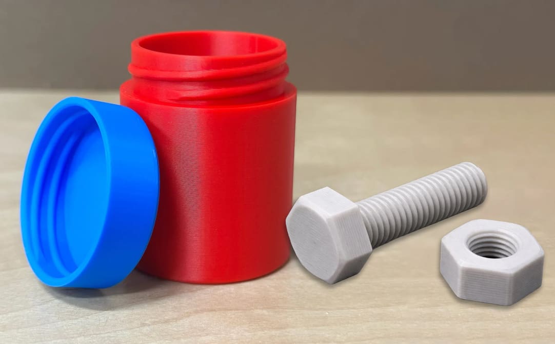 Featured image of Threaded Parts, Screws & Bolts: 3D Print Them Perfectly Every Time