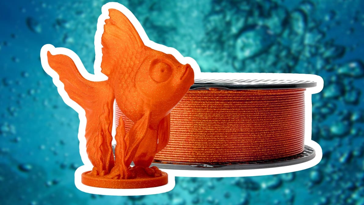 Imagem de destaque Prusament lança nova edição limitada de filamento para comemorar aniversário: “Goldfish” para 2025