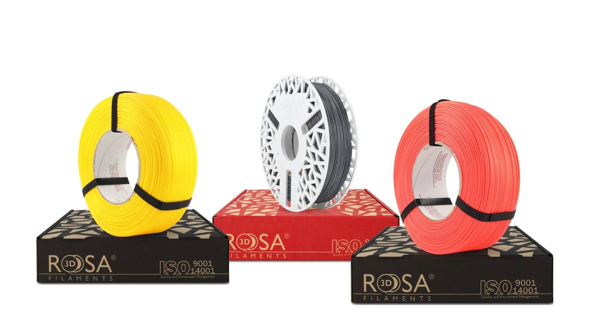 Imagem de destaque Rosa3D lança filamentos PLA e TPU expansíveis que reduzem drasticamente o peso das peças