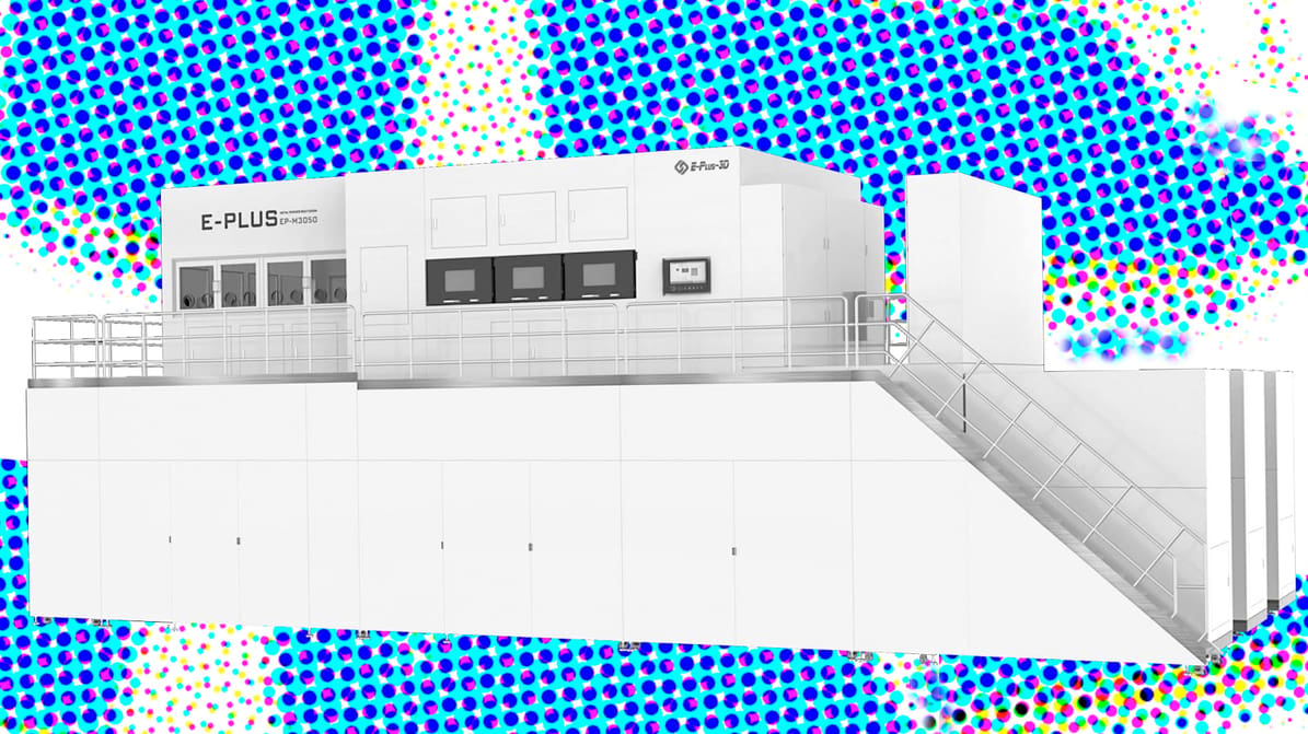 Featured image of Metal LPBF’s 3-Meter Build Volume Barrier is Broken: Meet Eplus3D’s New 100-Laser Platform
